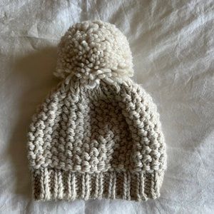 cream beanie
